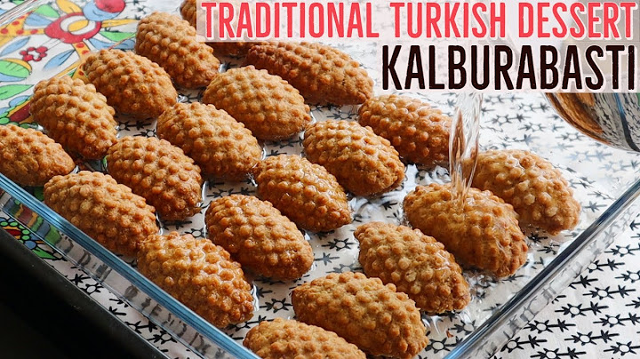 Πλήρες μετρημένο επιδόρπιο Kalburabastı